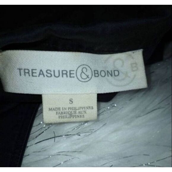 TREASURE & BOND BLACK DISTRESSED UTILITY VEST SZ.S EUC. - Picture 7 of 8